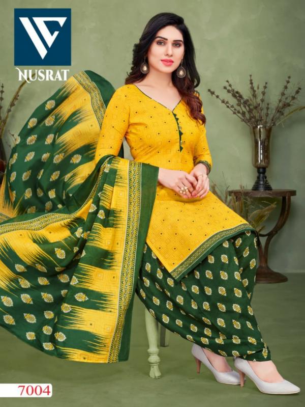 Nusrat 7 Printed Cotton Dress Material Collection